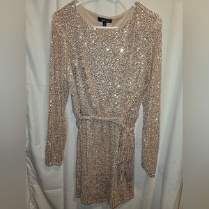 Pink Sequin Dress